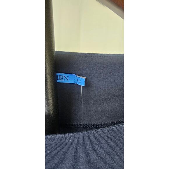 J. McLaughlin Brinker Dress XS Navy/White Stripe - NWT $198 Retail - Picture 4 of 5